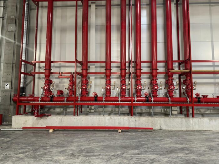 Sprinkler rendszer kiépítése pláza átalakításakor